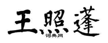 翁闓運王照蓬楷書個性簽名怎么寫