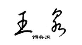 梁錦英王泉草書個性簽名怎么寫