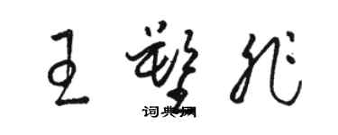 駱恆光王塑非草書個性簽名怎么寫