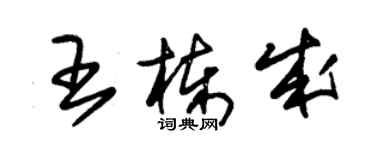 朱錫榮王棟成草書個性簽名怎么寫