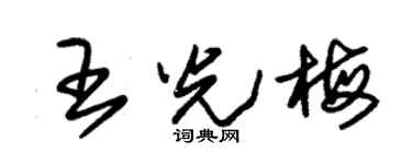 朱錫榮王光梅草書個性簽名怎么寫