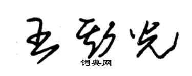 朱錫榮王斯光草書個性簽名怎么寫