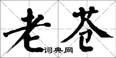 翁闓運老蒼楷書怎么寫