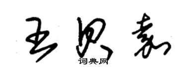 朱錫榮王貝嘉草書個性簽名怎么寫