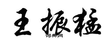 胡問遂王振猛行書個性簽名怎么寫