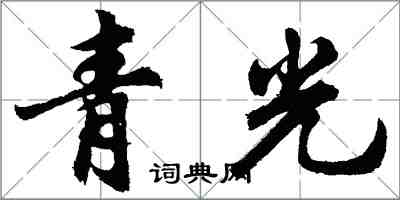 胡問遂青光行書怎么寫