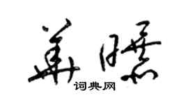 梁錦英華曝草書個性簽名怎么寫