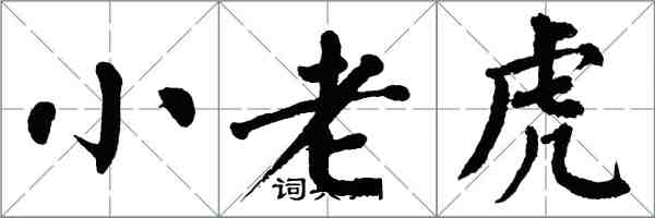 翁闓運小老虎楷書怎么寫