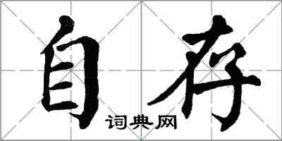 翁闓運自存楷書怎么寫