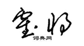 朱錫榮霍將草書個性簽名怎么寫