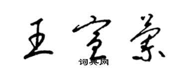 梁錦英王宣蘭草書個性簽名怎么寫