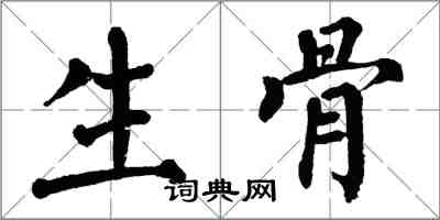 翁闓運生骨楷書怎么寫