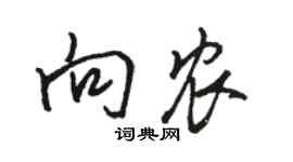 駱恆光向農行書個性簽名怎么寫