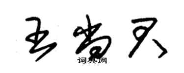 朱錫榮王尚君草書個性簽名怎么寫