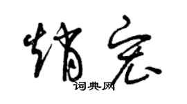 曾慶福趙宏草書個性簽名怎么寫