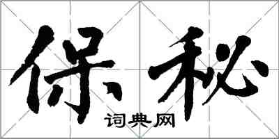 翁闓運保秘楷書怎么寫