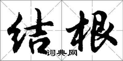 胡問遂結根行書怎么寫