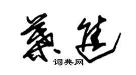 朱錫榮葉進草書個性簽名怎么寫