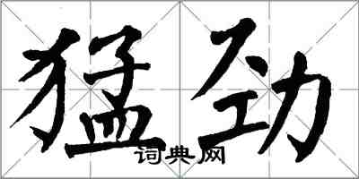 翁闓運猛勁楷書怎么寫