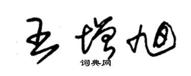 朱錫榮王增旭草書個性簽名怎么寫