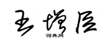 朱錫榮王增臣草書個性簽名怎么寫