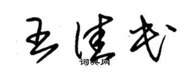 朱錫榮王佳民草書個性簽名怎么寫