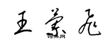 梁錦英王蘭飛草書個性簽名怎么寫