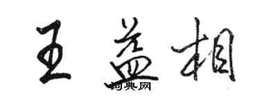 駱恆光王益相行書個性簽名怎么寫