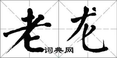 翁闓運老龍楷書怎么寫