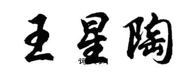 胡問遂王星陶行書個性簽名怎么寫