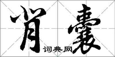 胡問遂背囊行書怎么寫