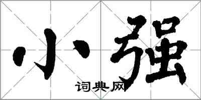 翁闓運小強楷書怎么寫