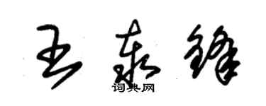 朱錫榮王泰鋒草書個性簽名怎么寫