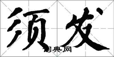 翁闓運鬚髮楷書怎么寫