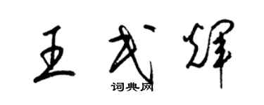 梁錦英王民輝草書個性簽名怎么寫