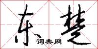 東楚怎么寫好看