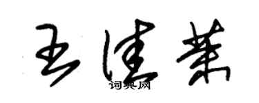 朱錫榮王佳茉草書個性簽名怎么寫