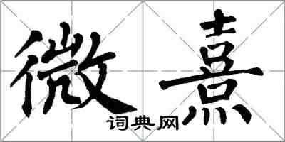 翁闓運微熹楷書怎么寫