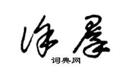 朱錫榮徐群草書個性簽名怎么寫