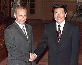 2000年7月18日江澤民和普京簽署《中華人民共和國和俄羅斯聯邦北京宣言》_歷史上的今天