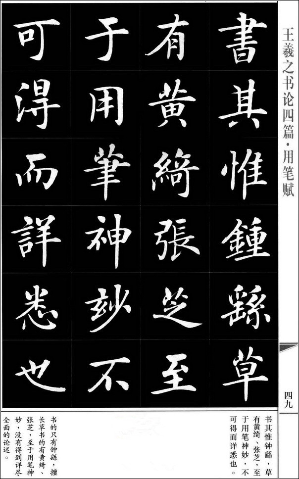 房弘毅楷書《王羲之用筆賦》