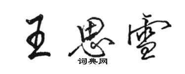 駱恆光王思雪行書個性簽名怎么寫