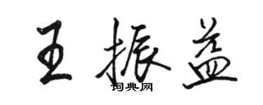 駱恆光王振益行書個性簽名怎么寫