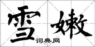 翁闓運雪嫩楷書怎么寫