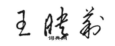 駱恆光王映莉草書個性簽名怎么寫