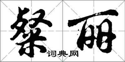 胡問遂粲麗行書怎么寫