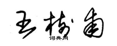 朱錫榮王樹甫草書個性簽名怎么寫