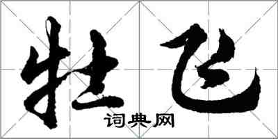 胡問遂牡飛行書怎么寫