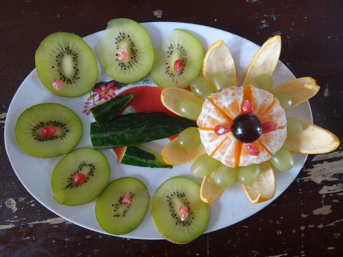 美麗的水果拼盤_美麗的水果拼盤作文