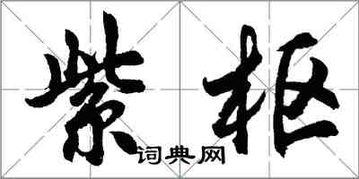 胡問遂紫樞行書怎么寫